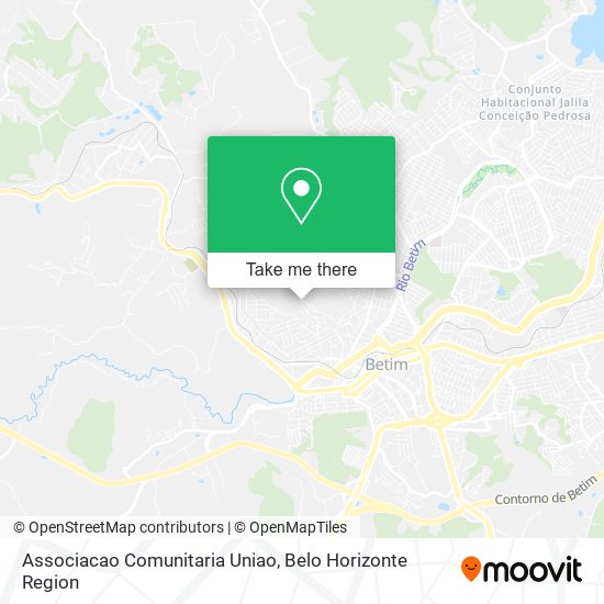Associacao Comunitaria Uniao map