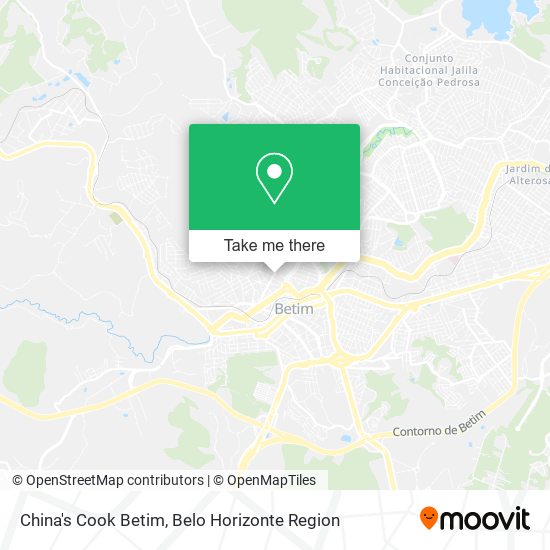 China's Cook Betim map