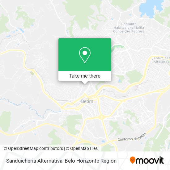 Sanduicheria Alternativa map