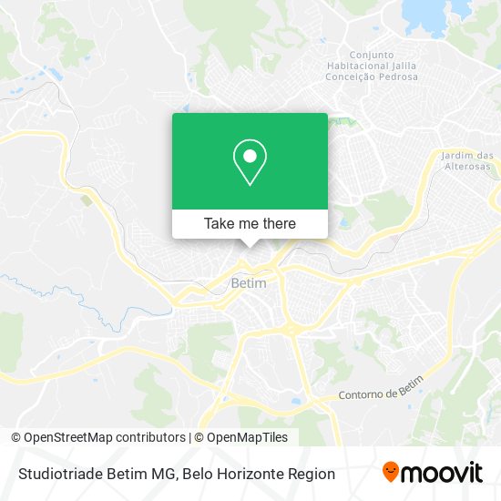 Studiotriade Betim MG map