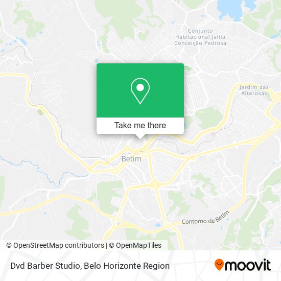 Dvd Barber Studio map