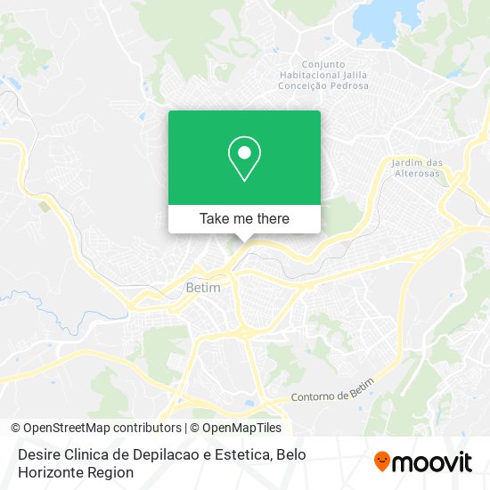 Desire Clinica de Depilacao e Estetica map