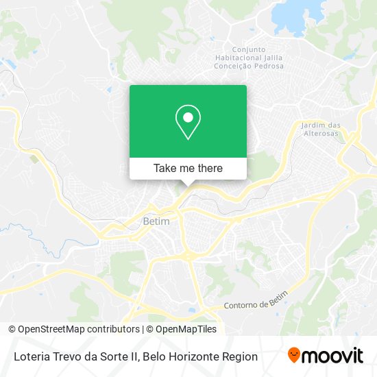 Loteria Trevo da Sorte II map