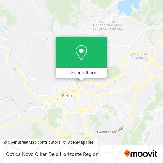 Optica Novo Olhar map