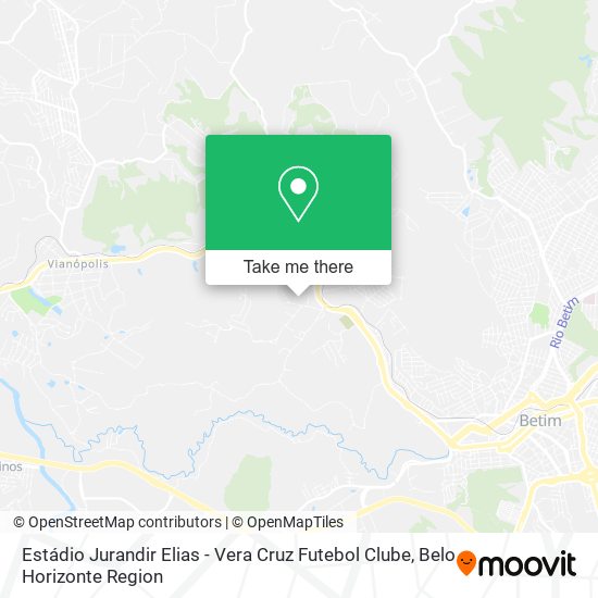 Estádio Jurandir Elias - Vera Cruz Futebol Clube map