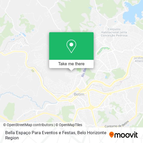 Bella Espaço Para Eventos e Festas map