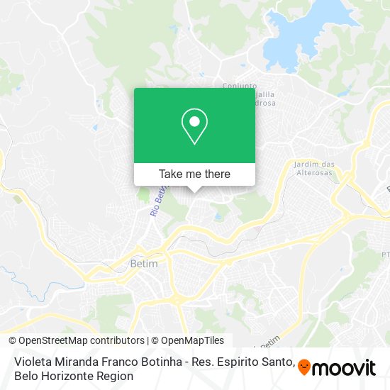 Violeta Miranda Franco Botinha - Res. Espirito Santo map