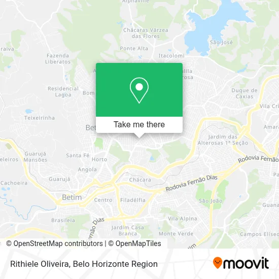 Rithiele Oliveira map