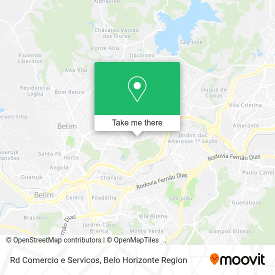 Rd Comercio e Servicos map