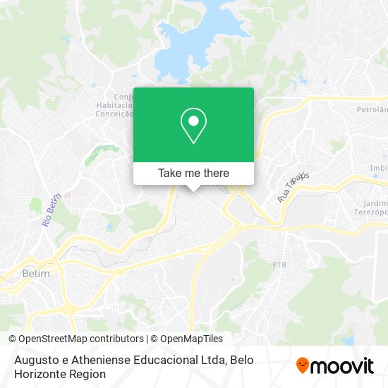 Augusto e Atheniense Educacional Ltda map
