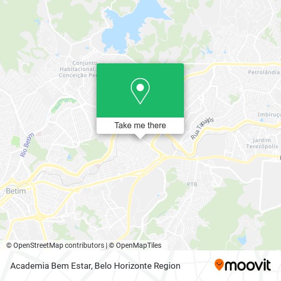 Academia Bem Estar map