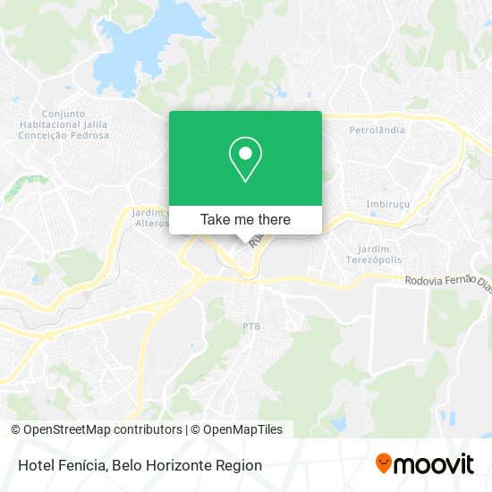 Hotel Fenícia map
