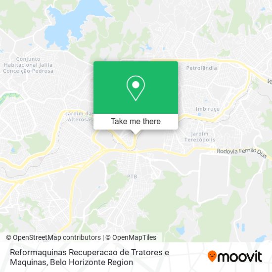 Reformaquinas Recuperacao de Tratores e Maquinas map
