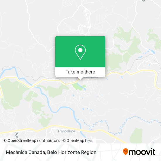 Mecânica Canada map