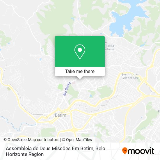 Assembleia de Deus Missões Em Betim map