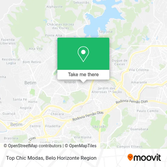 Top Chic Modas map