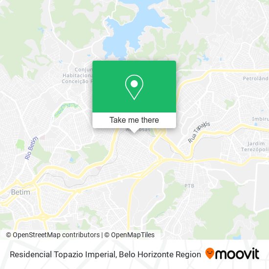 Residencial Topazio Imperial map