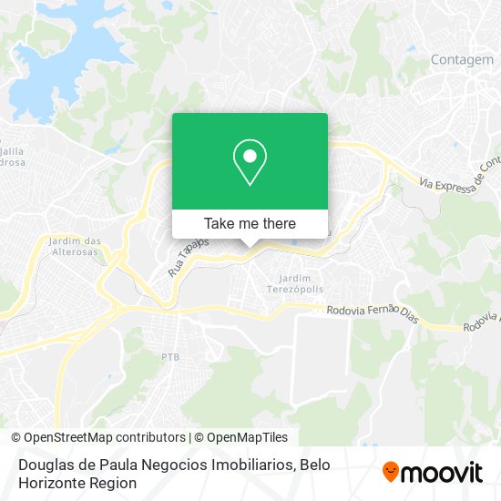 Douglas de Paula Negocios Imobiliarios map