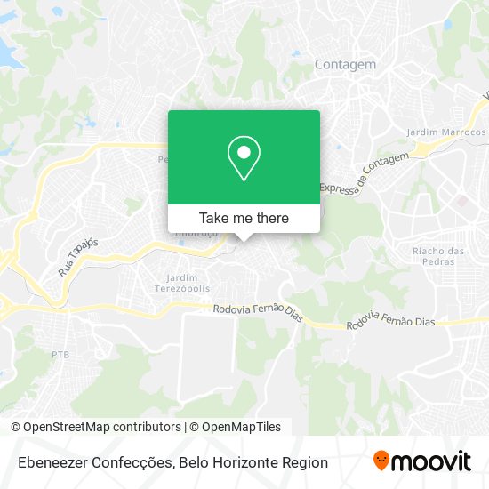Ebeneezer Confecções map