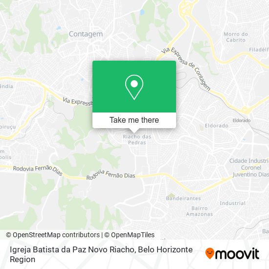 Igreja Batista da Paz Novo Riacho map