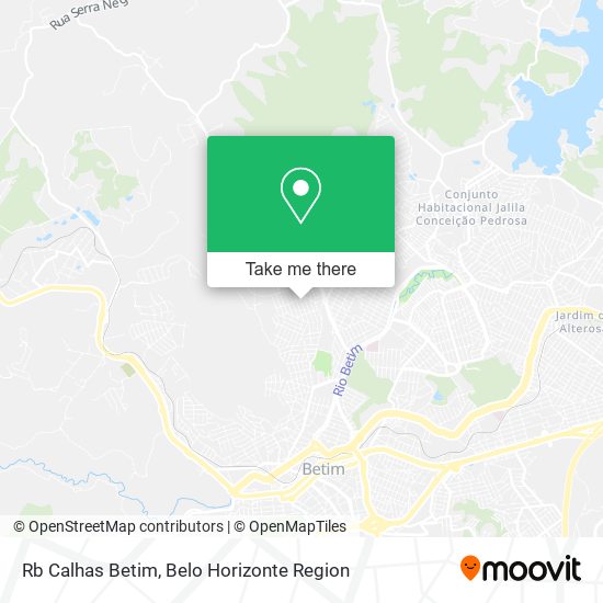 Rb Calhas Betim map