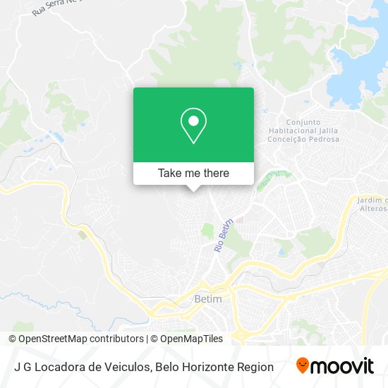 J G Locadora de Veiculos map