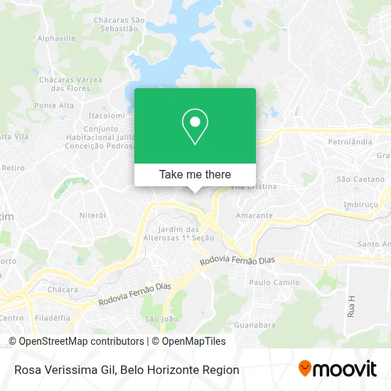 Rosa Verissima Gil map