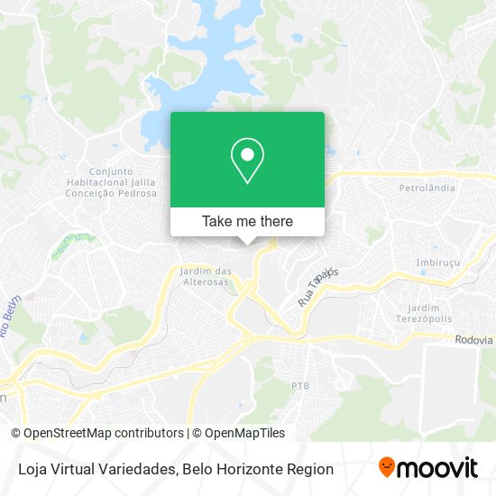 Loja Virtual Variedades map