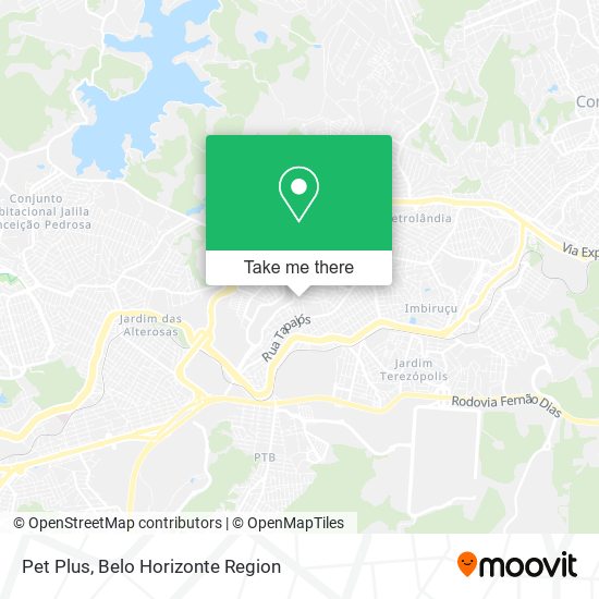 Pet Plus map