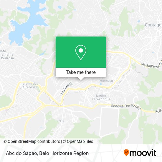 Abc do Sapao map