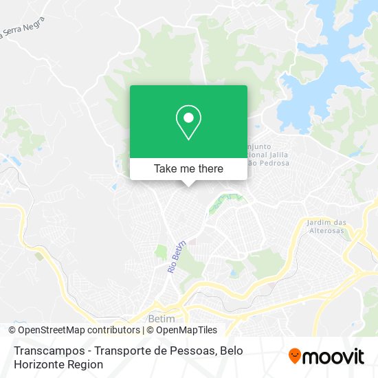 Transcampos - Transporte de Pessoas map