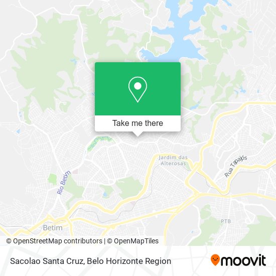 Sacolao Santa Cruz map