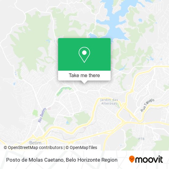 Posto de Molas Caetano map