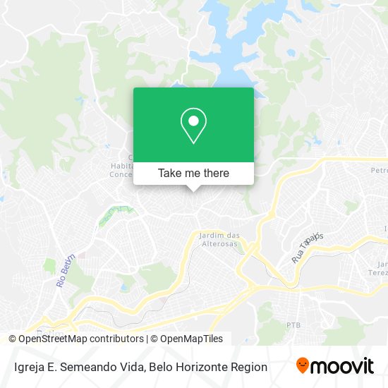 Igreja E. Semeando Vida map