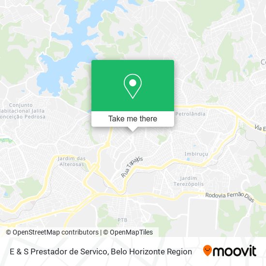 E & S Prestador de Servico map