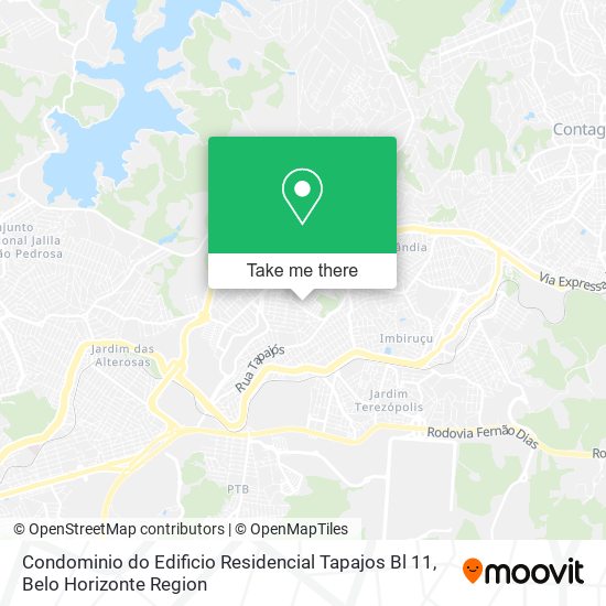Condominio do Edificio Residencial Tapajos Bl 11 map