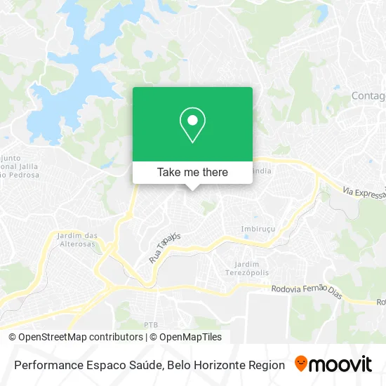 Performance Espaco Saúde map