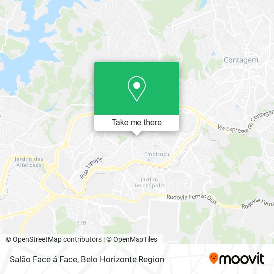 Salão Face á Face map