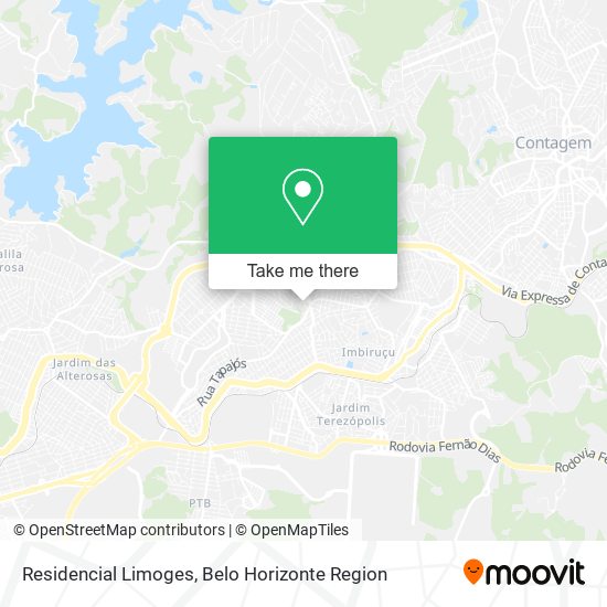 Residencial Limoges map