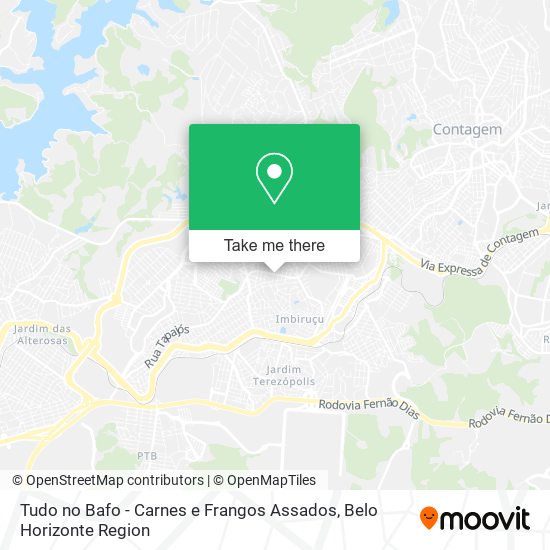 Tudo no Bafo - Carnes e Frangos Assados map
