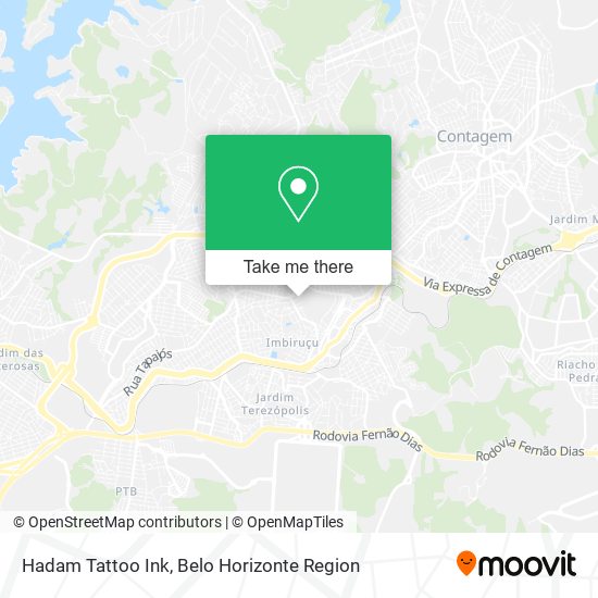 Hadam Tattoo Ink map