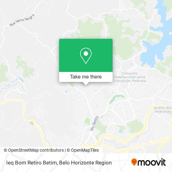 Mapa Ieq Bom Retiro Betim