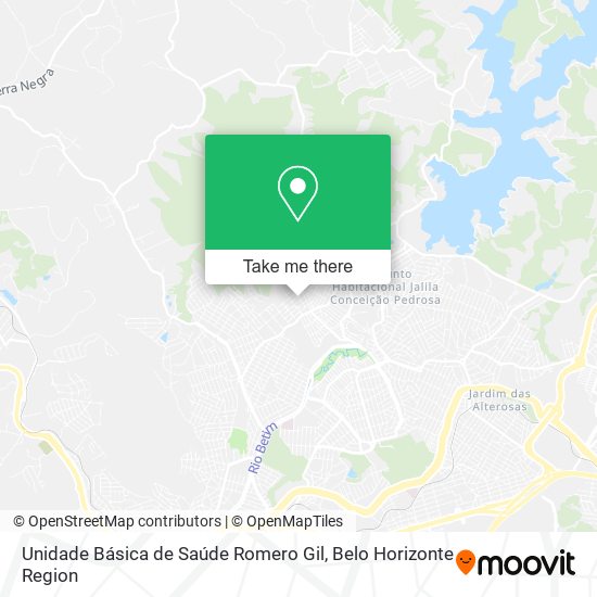 Unidade Básica de Saúde Romero Gil map