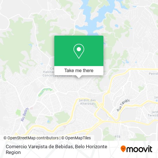 Comercio Varejista de Bebidas map
