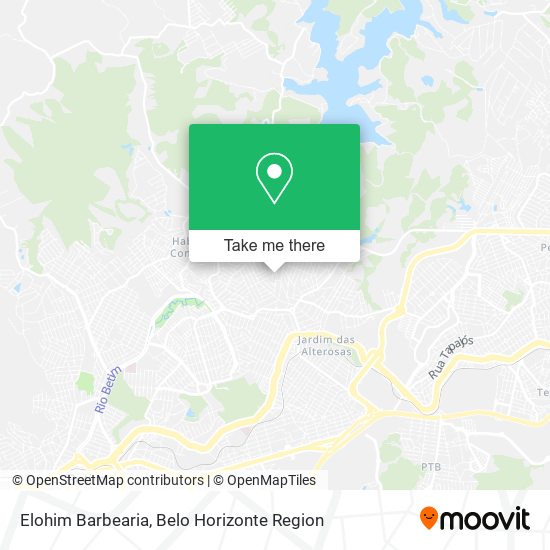 Elohim Barbearia map