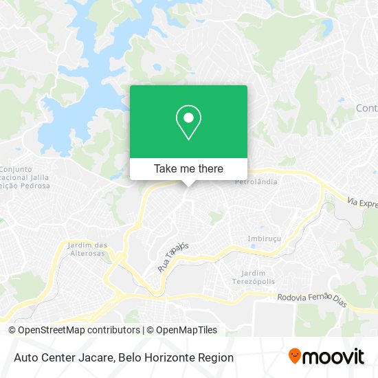 Auto Center Jacare map