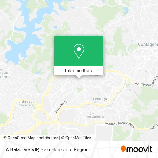 A Baladeira VIP map