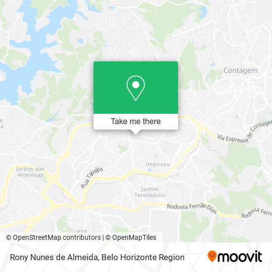 Rony Nunes de Almeida map