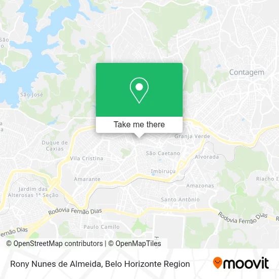 Rony Nunes de Almeida map