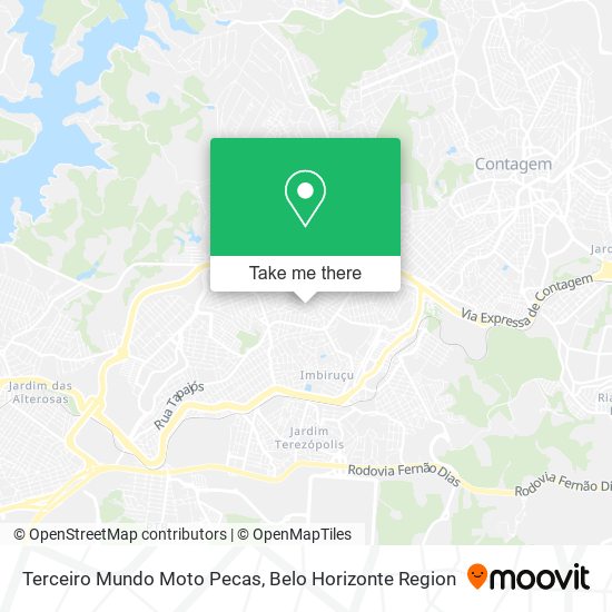 Terceiro Mundo Moto Pecas map